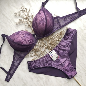 Комплект женского нижнего белья #6830 (C)Onita De Mas Фиолетовый