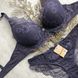 Кружевной комплект женского нижнего белья # 6818 (B) Donafen Синий